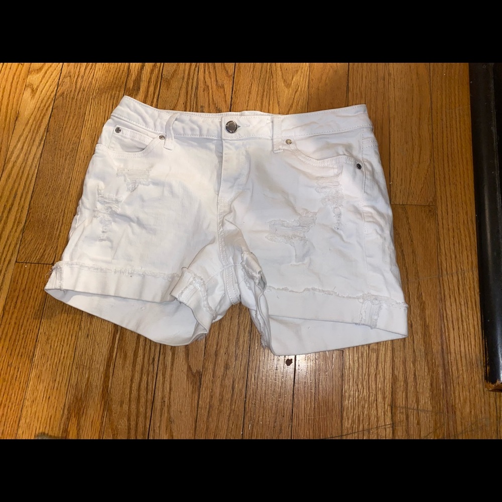 jennifer lopez white jean shirts size 6